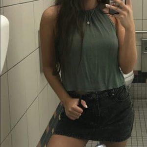 🍀Olive green Tank top☘️